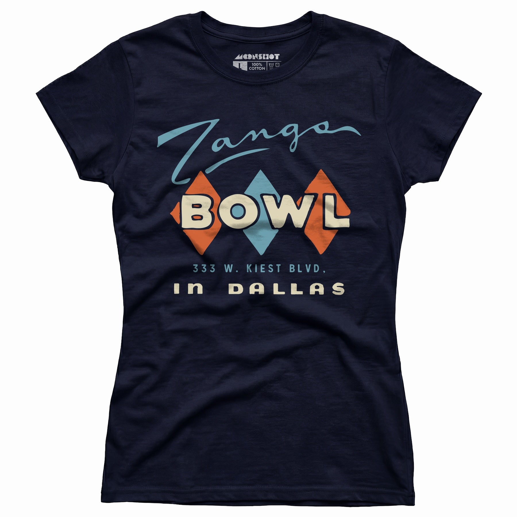 Zangs Bowl - Dallas, TX - Vintage Bowling Alley - Women's T-Shirt