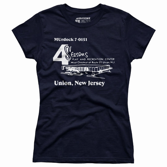 4 Seasons - Union, NJ - Vintage Bowling Alley - Women's T-Shirt
