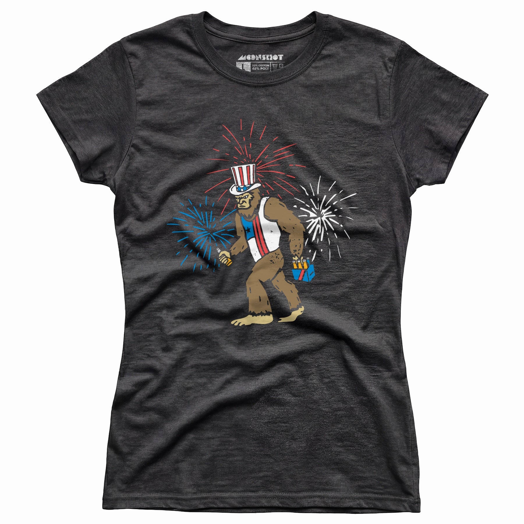 4th of July Bigfoot - Women's T-Shirt