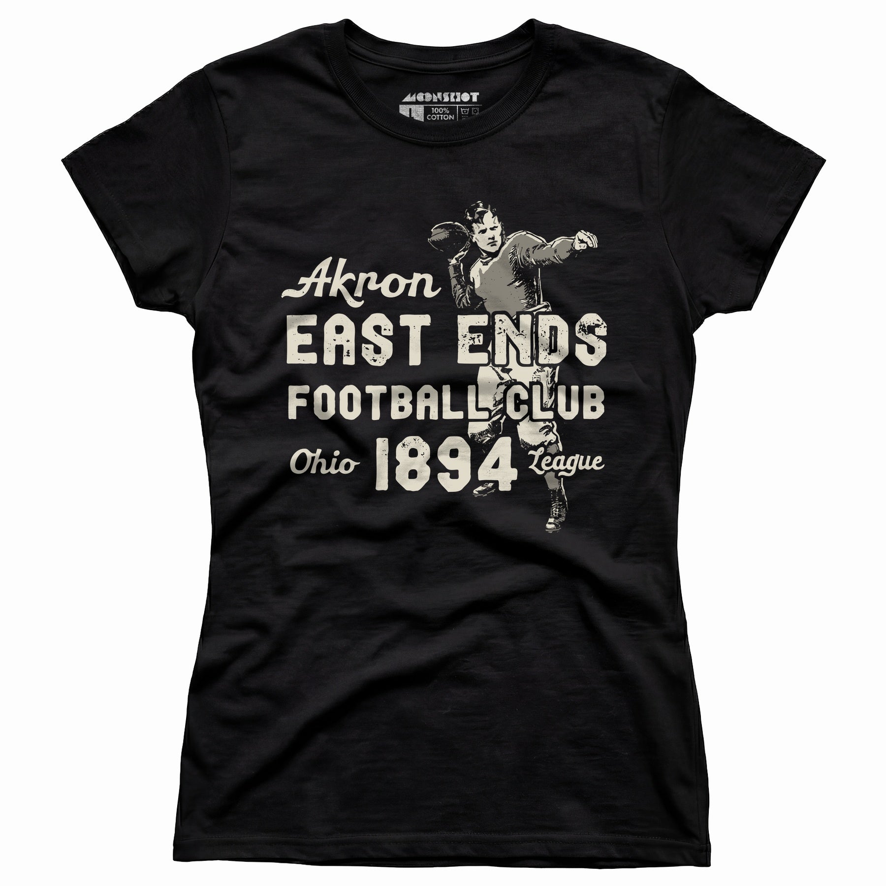 Akron East Ends - Ohio - Vintage Defunct Football Teams - Women's T-Shirt