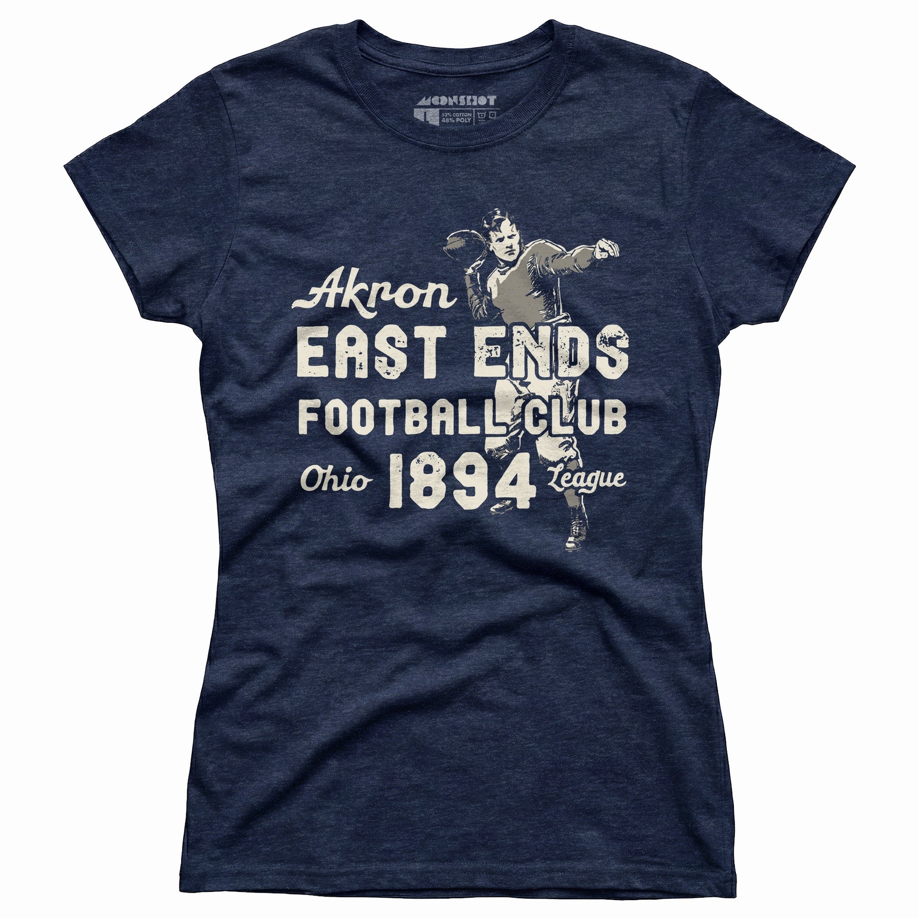 Akron East Ends - Ohio - Vintage Defunct Football Teams - Women's T-Shirt