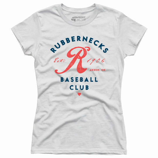 Akron Rubbernecks - Ohio - Vintage Defunct Baseball Teams - Women's T-Shirt