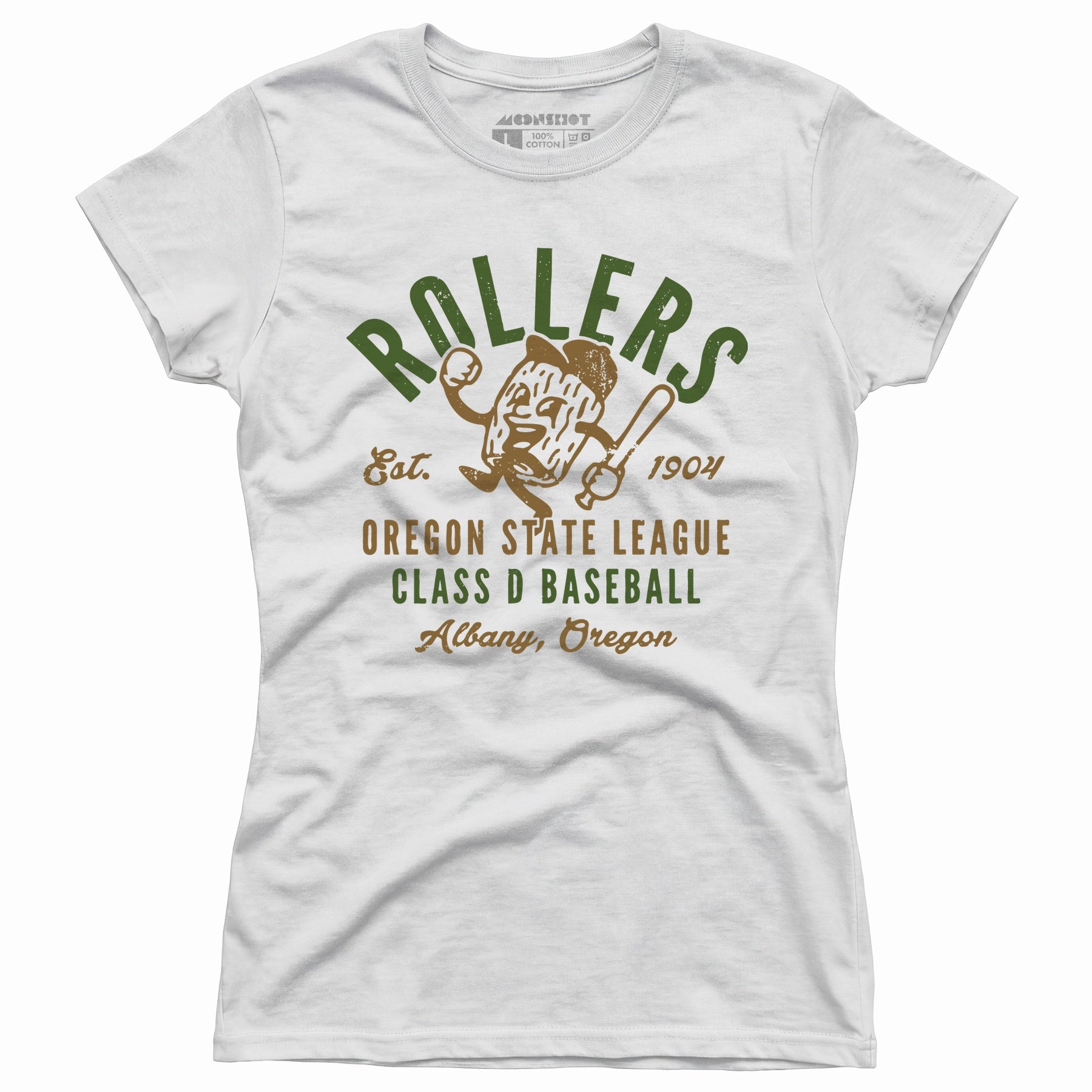 Albany Rollers - Oregon - Vintage Defunct Baseball Teams - Women's T-Shirt
