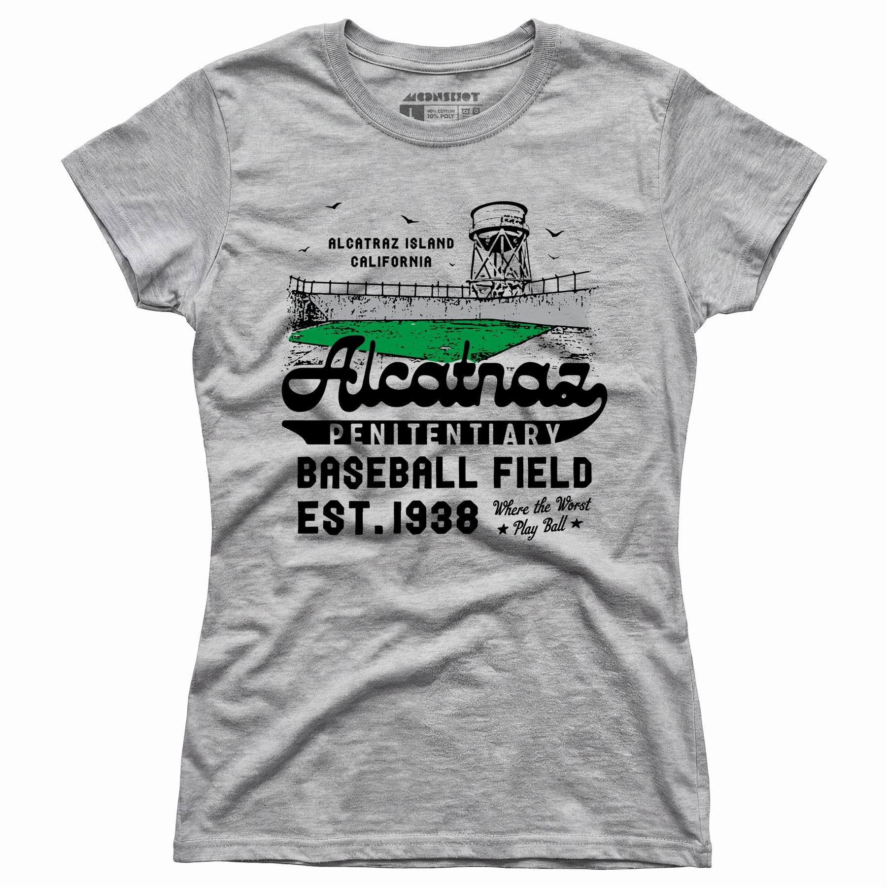 Alcatraz Penitentiary Baseball Field - Women's T-Shirt