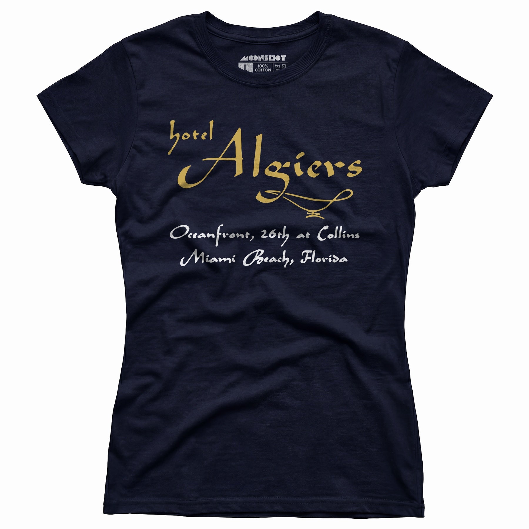 Algiers Hotel - Miami Beach, FL - Vintage Hotel - Women's T-Shirt