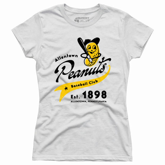 Allentown Peanuts - Pennsylvania - Vintage Defunct Baseball Teams - Women's T-Shirt