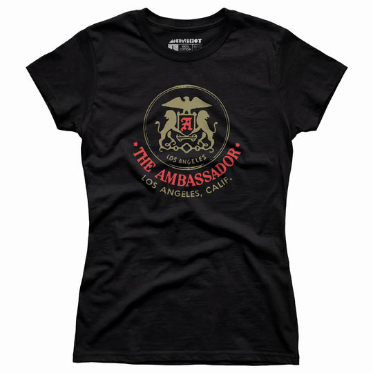 Ambassador Hotel - Los Angeles, CA - Vintage Hotel - Women's T-Shirt