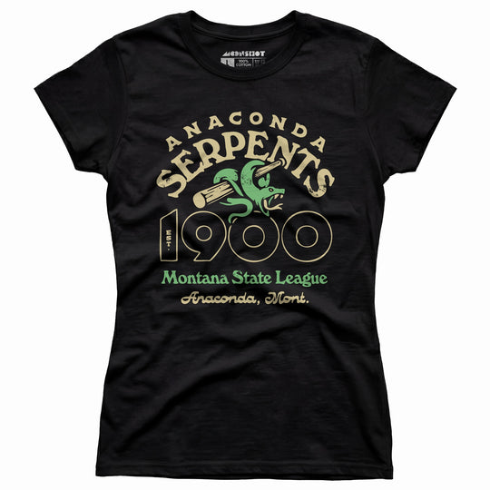 Anaconda Serpents - Montana - Vintage Defunct Baseball Teams - Women's T-Shirt