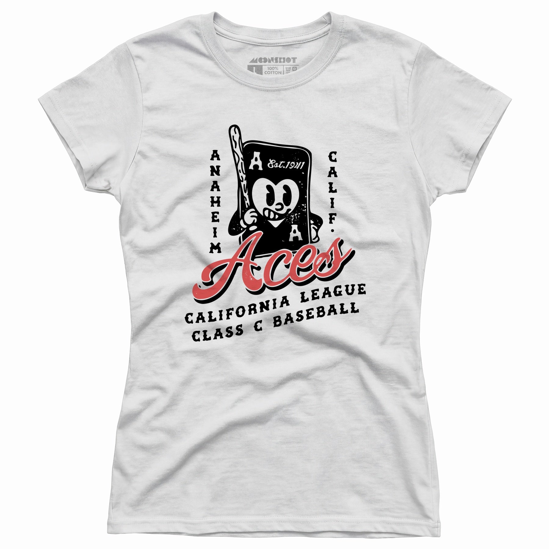 Anaheim Aces - California - Vintage Defunct Baseball Teams - Women's T-Shirt