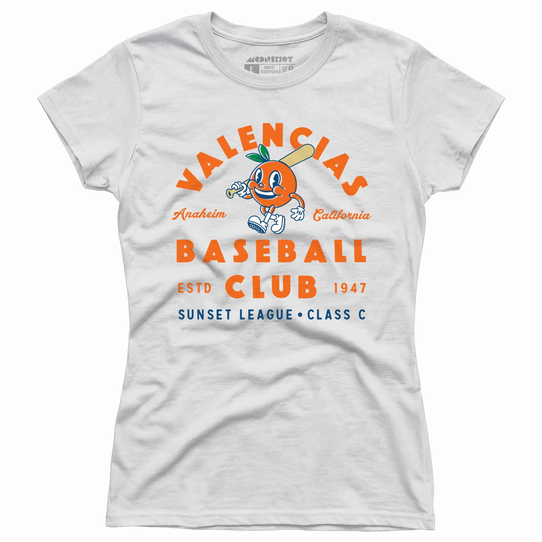 Anaheim Valencias - California - Vintage Defunct Baseball Teams - Women's T-Shirt