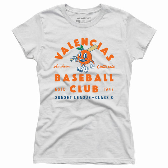 Anaheim Valencias - California - Vintage Defunct Baseball Teams - Women's T-Shirt