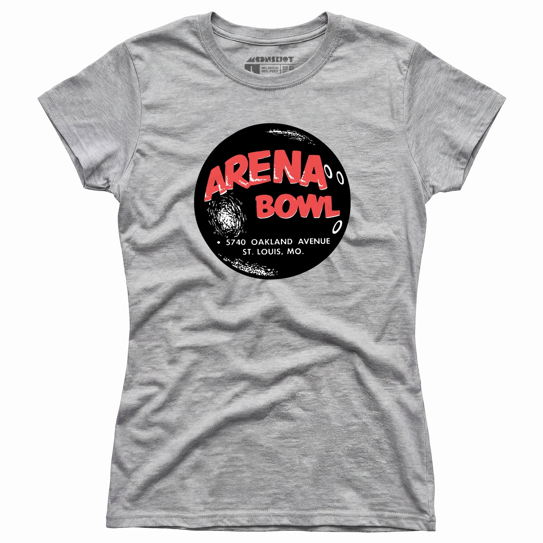 Arena Bowl - St. Louis, MO - Vintage Bowling Alley - Women's T-Shirt