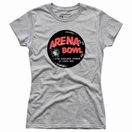 Arena Bowl - St. Louis, MO - Vintage Bowling Alley - Women's T-Shirt