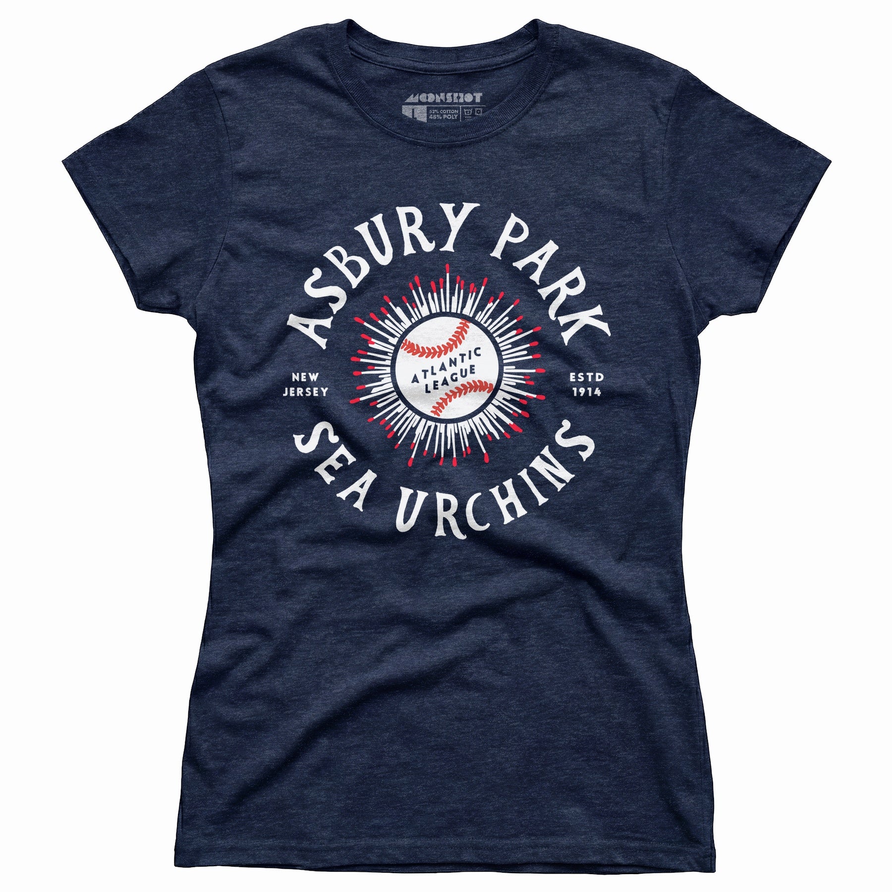 Asbury Park Sea Urchins - New Jersey - Vintage Defunct Baseball Teams - Women's T-Shirt