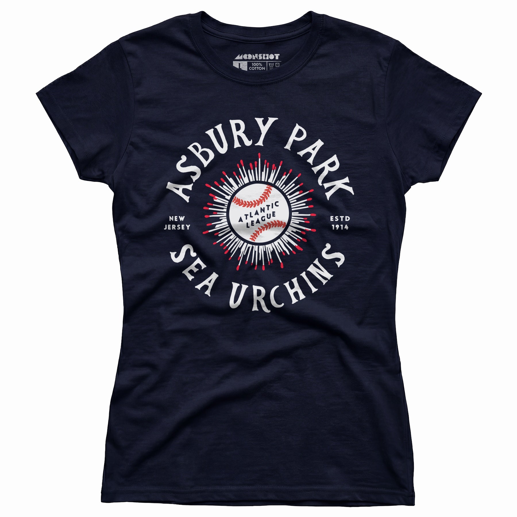 Asbury Park Sea Urchins - New Jersey - Vintage Defunct Baseball Teams - Women's T-Shirt