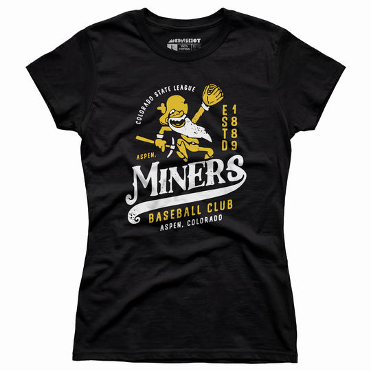 Aspen Miners - Colorado - Vintage Defunct Baseball Teams - Women's T-Shirt