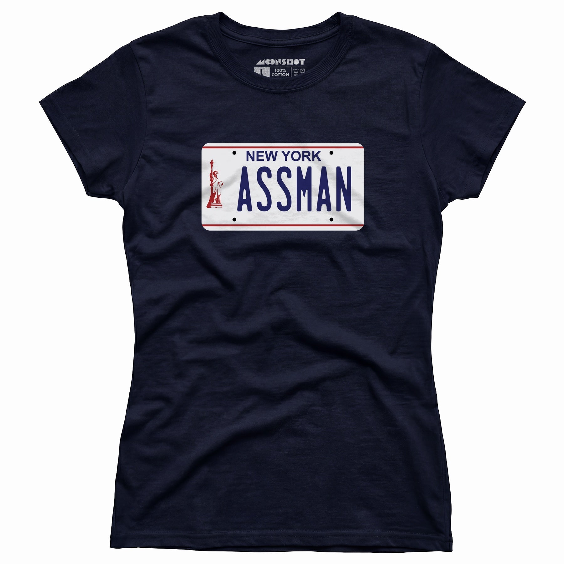 Assman New York License Plate - Women's T-Shirt