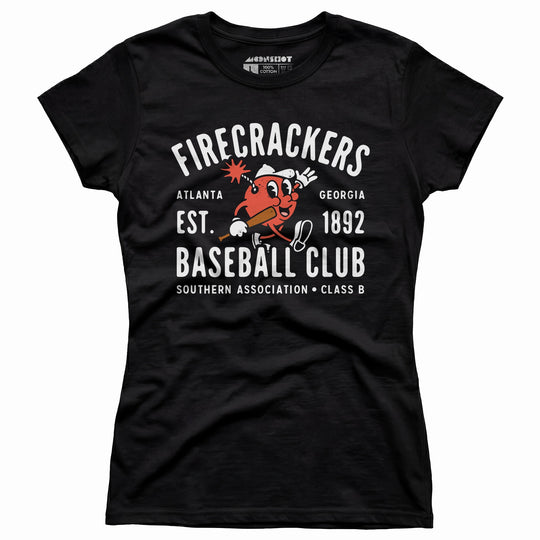 Atlanta Firecrackers - Georgia - Vintage Defunct Baseball Teams - Women's T-Shirt