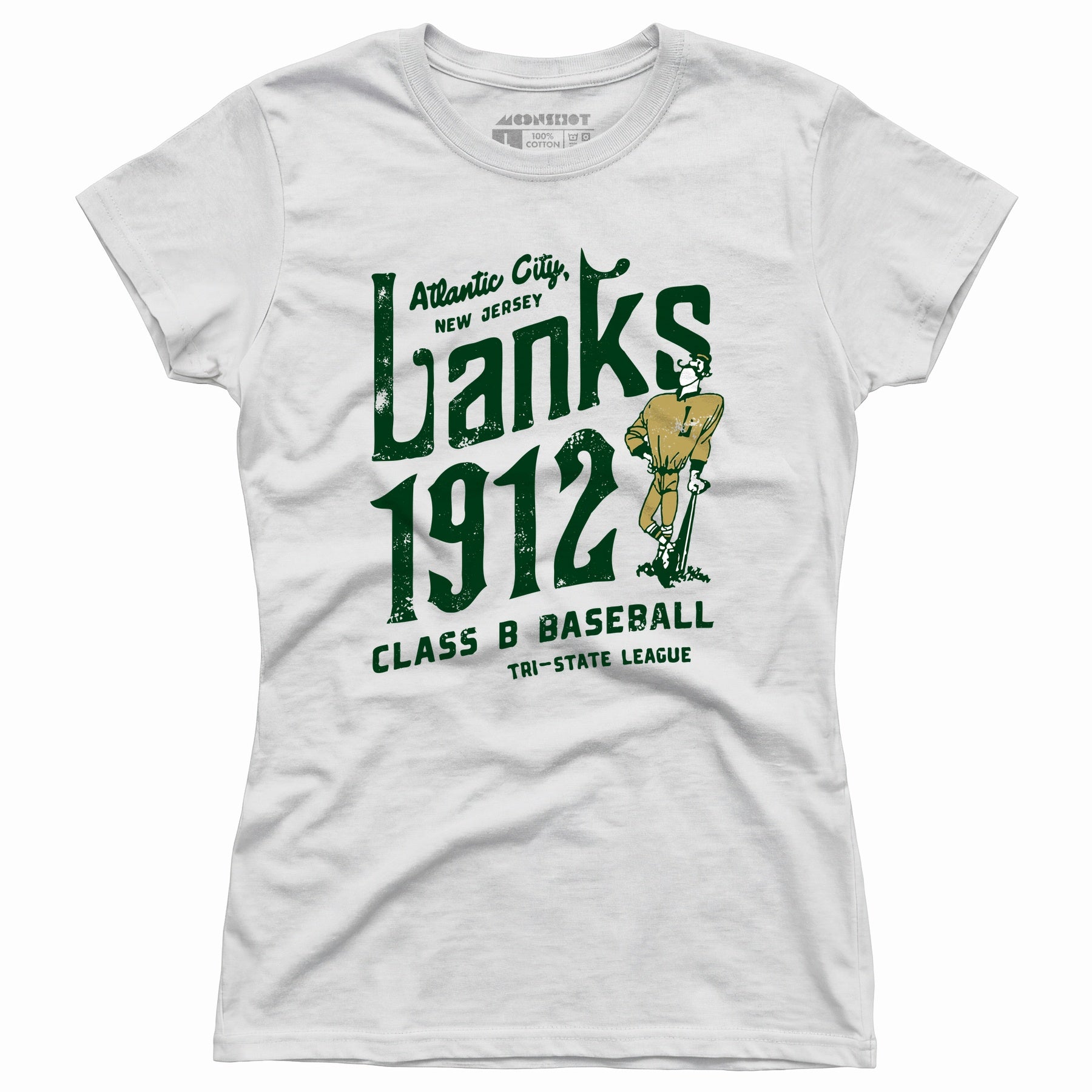 Atlantic City Lanks - New Jersey - Vintage Defunct Baseball Teams - Women's T-Shirt