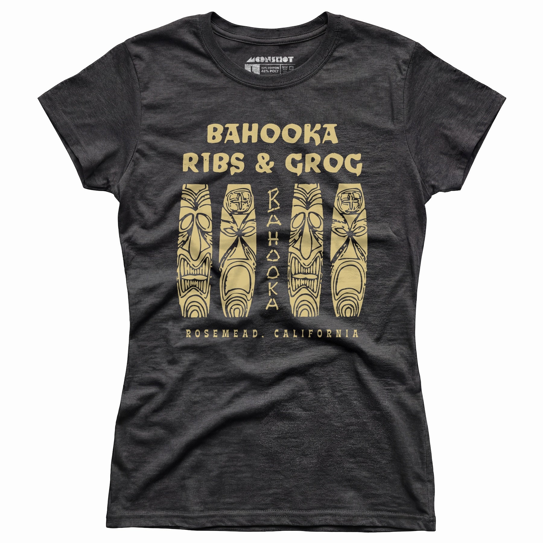Bahooka Ribs & Grog - Rosemead, CA - Vintage Tiki Bar - Women's T-Shirt