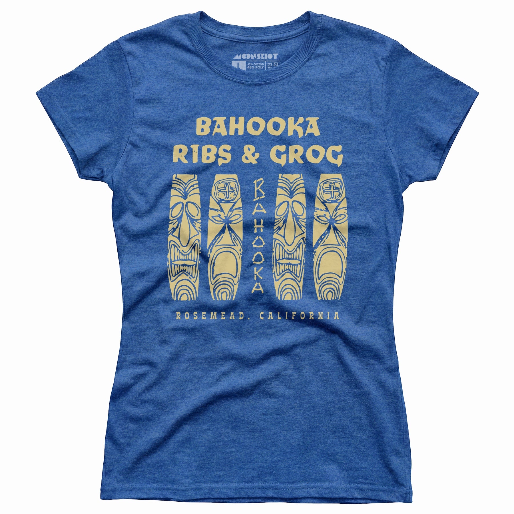 Bahooka Ribs & Grog - Rosemead, CA - Vintage Tiki Bar - Women's T-Shirt