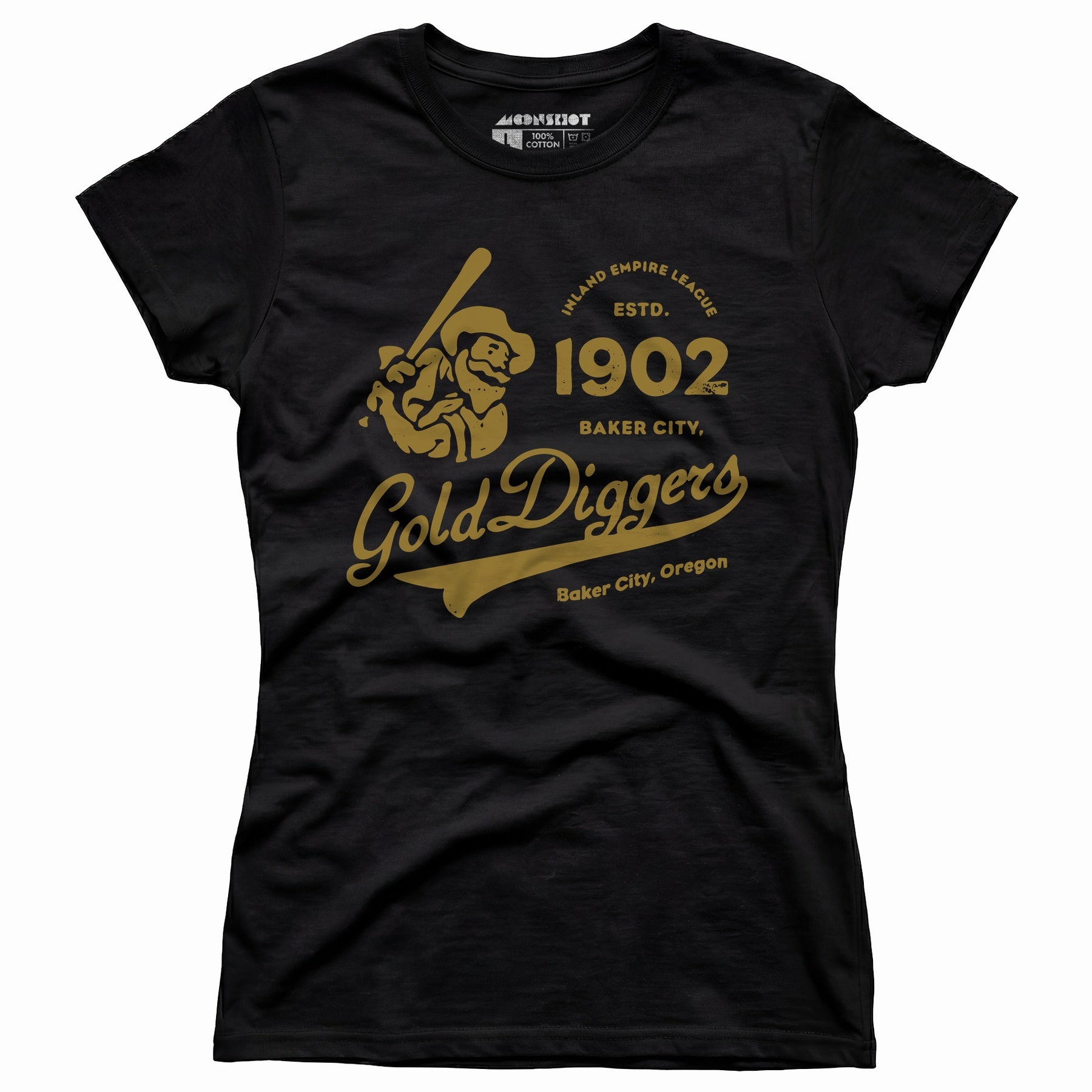 Baker City Gold Diggers - Oregon - Vintage Defunct Baseball Teams - Women's T-Shirt