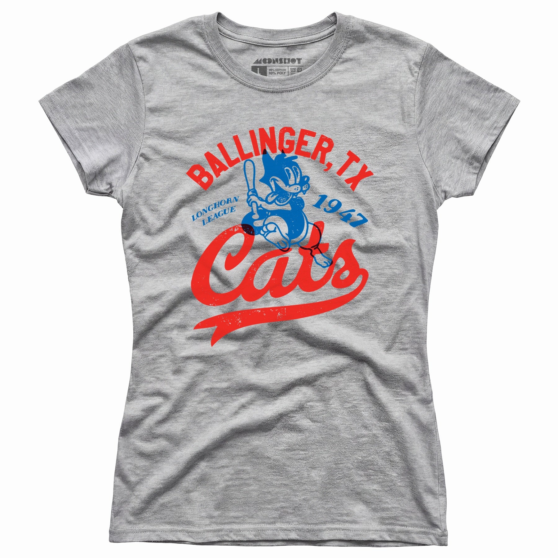 Ballinger Cats - Texas - Vintage Defunct Baseball Teams - Women's T-Shirt