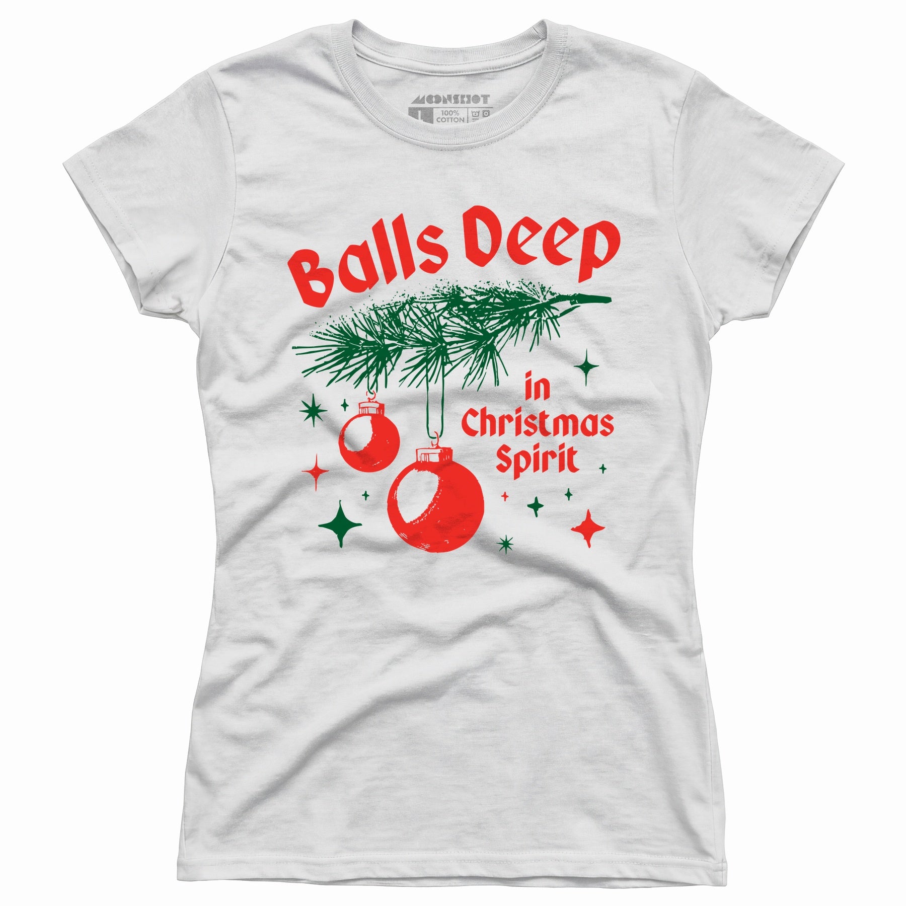 Balls Deep in Christmas Spirit - Women's T-Shirt