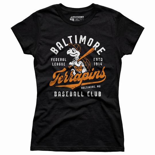 Baltimore Terrapins - Maryland - Vintage Defunct Baseball Teams - Women's T-Shirt