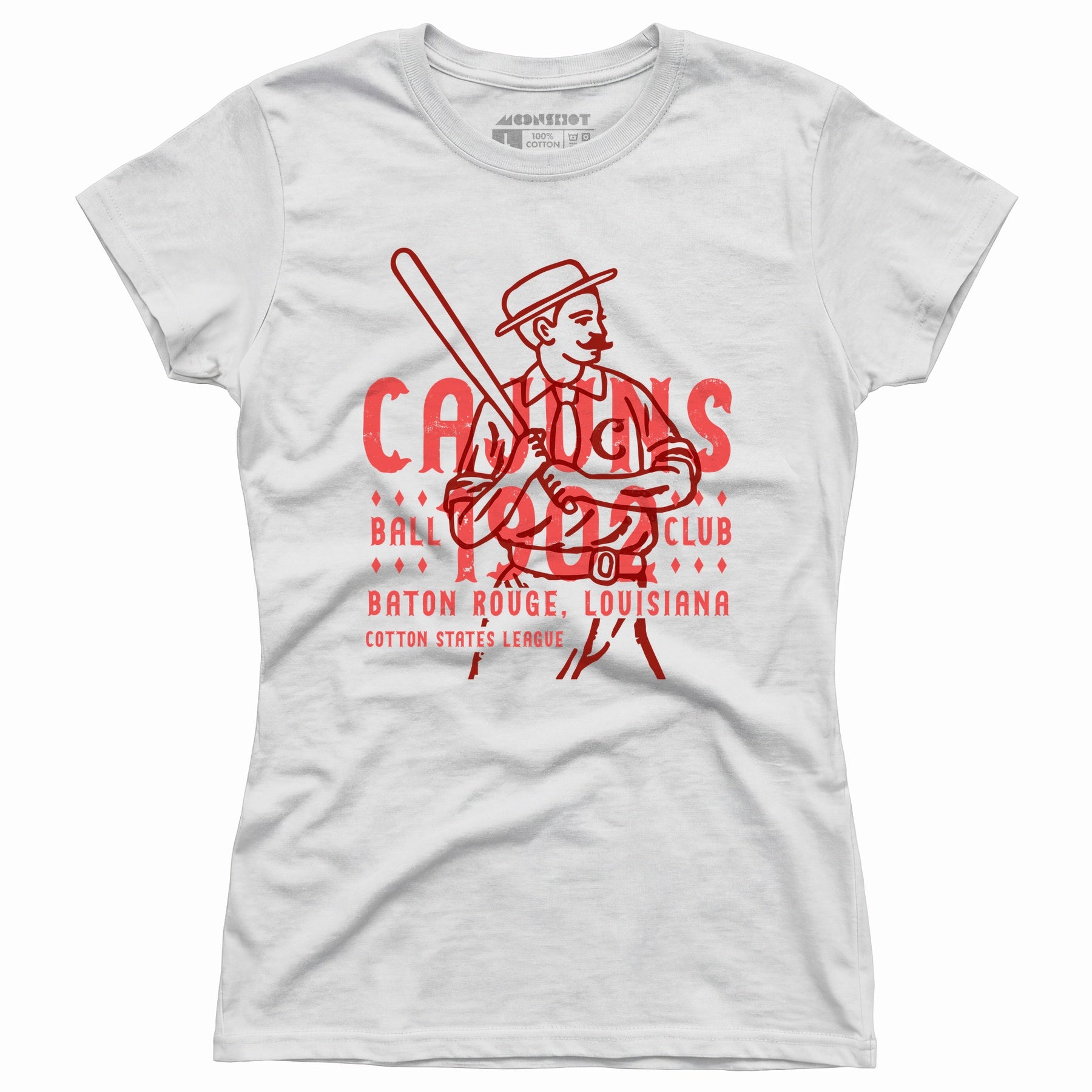 Baton Rouge Cajuns - Louisiana - Vintage Defunct Baseball Teams - Women's T-Shirt