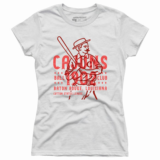Baton Rouge Cajuns - Louisiana - Vintage Defunct Baseball Teams - Women's T-Shirt