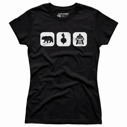 Bears Beets Battlestar Galactica v2 - Women's T-Shirt