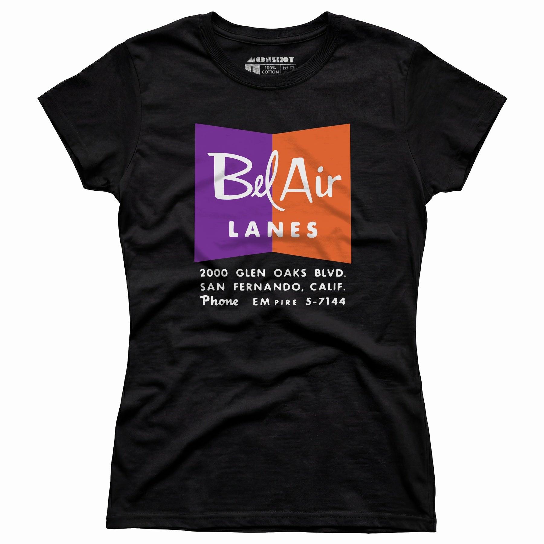 Bel Air Lanes - San Fernando, CA - Vintage Bowling Alley - Women's T-Shirt