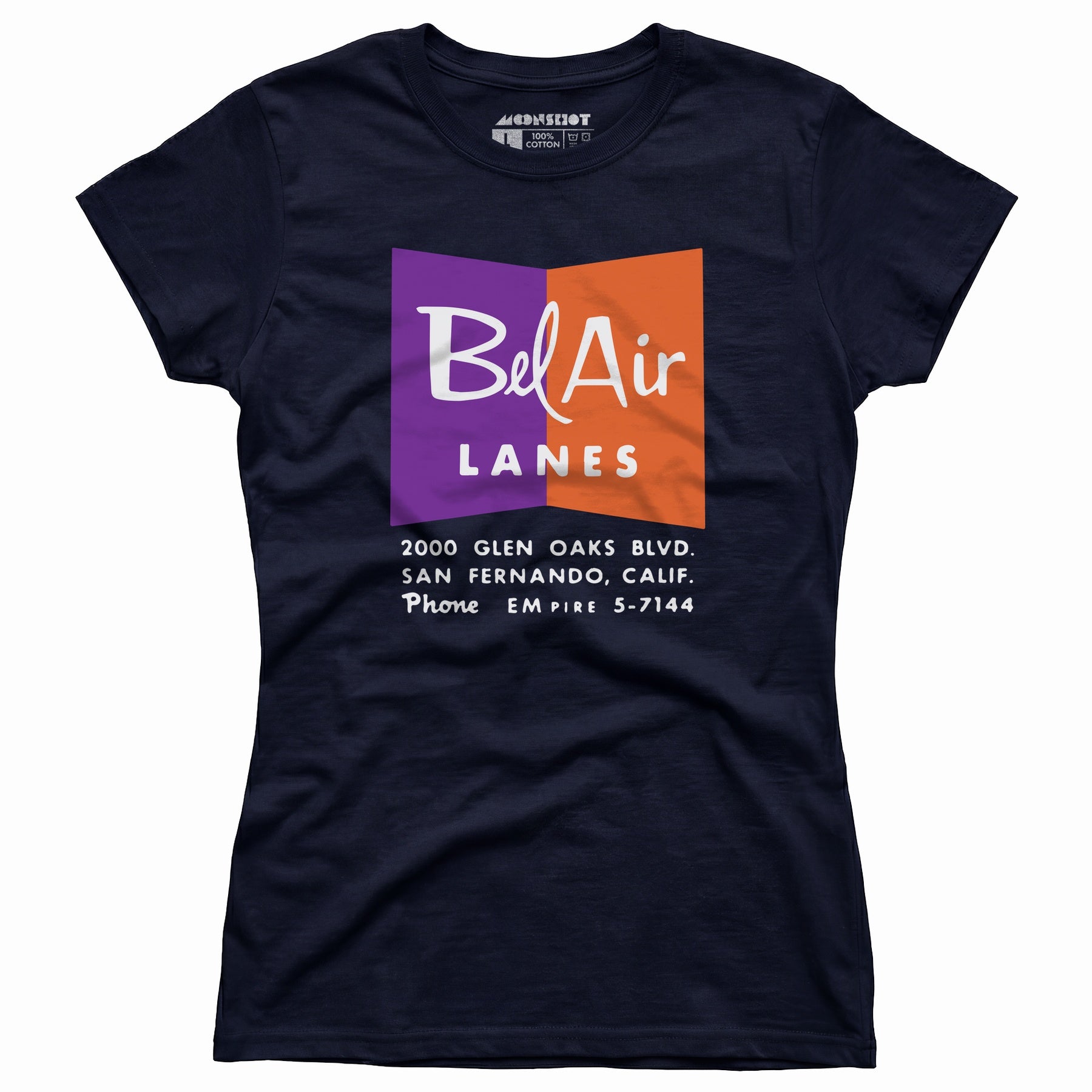 Bel Air Lanes - San Fernando, CA - Vintage Bowling Alley - Women's T-Shirt