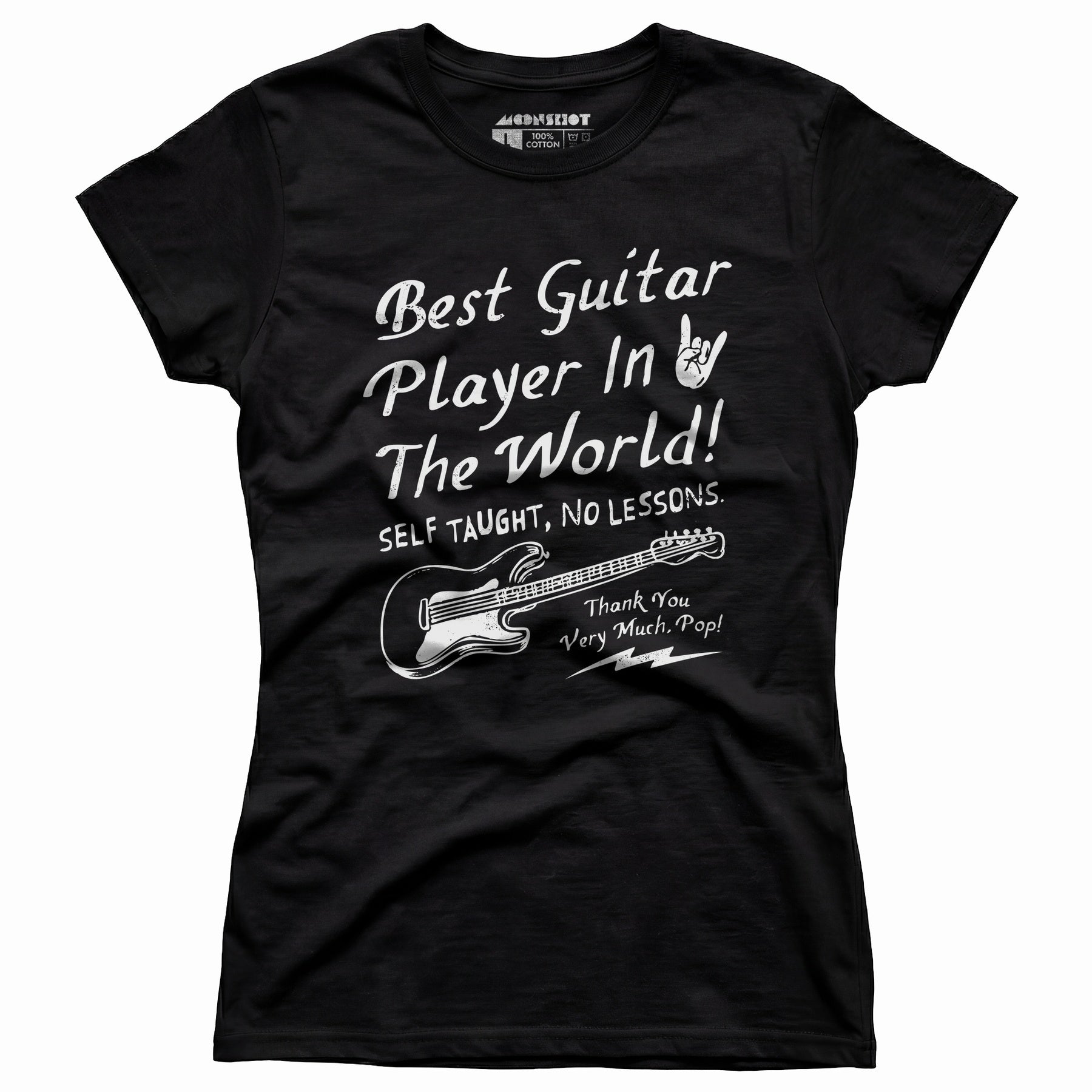 Best Guitar Player in The World Textual - Women's T-Shirt