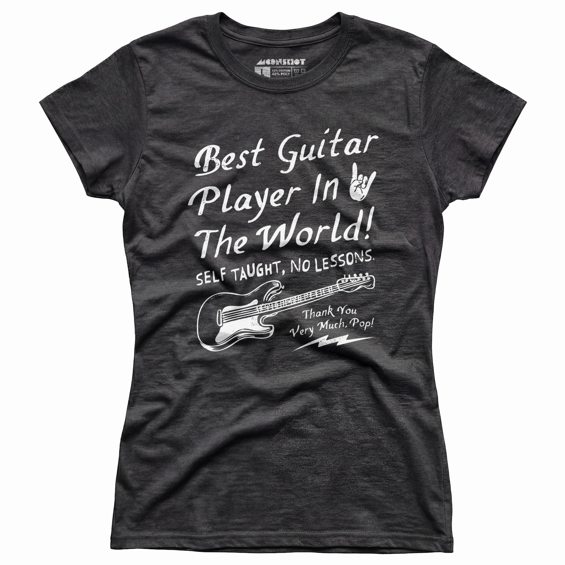 Best Guitar Player in The World Textual - Women's T-Shirt