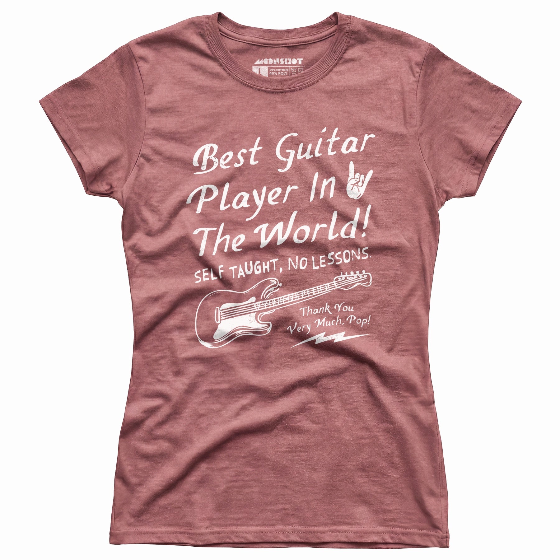 Best Guitar Player in The World Textual - Women's T-Shirt
