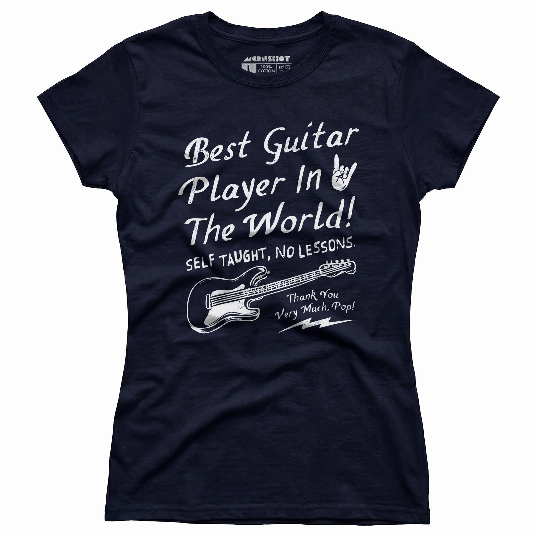 Best Guitar Player in The World Textual - Women's T-Shirt