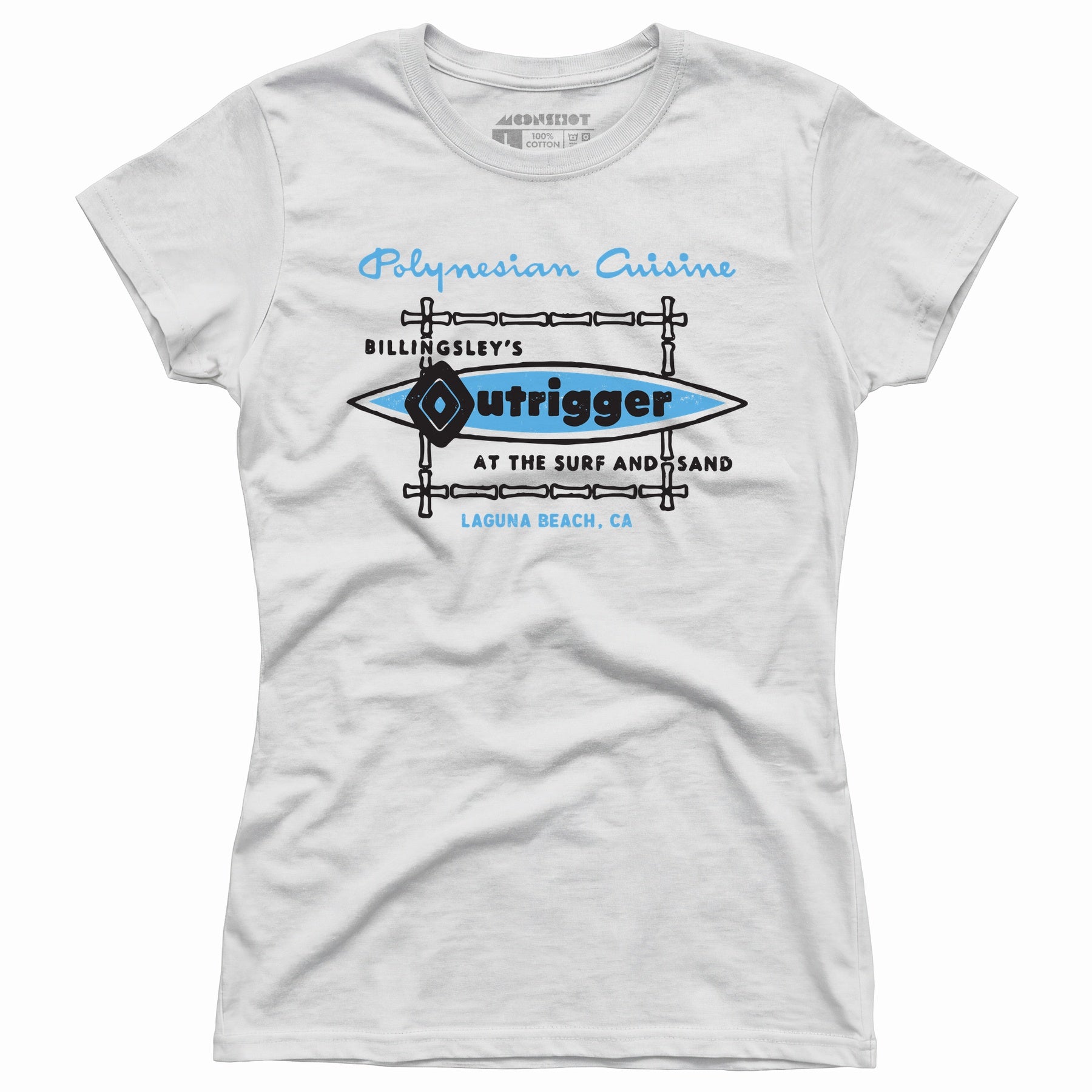 Billingsley's Outrigger - Laguna Beach, CA - Vintage Tiki Bar - Women's T-Shirt