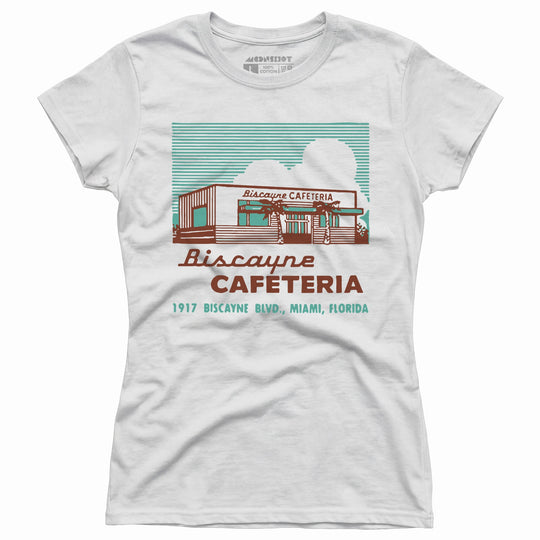 Biscayne Cafeteria - Miami, FL - Vintage Restaurant - Women's T-Shirt