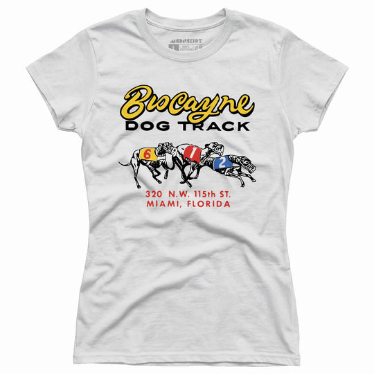 Biscayne Dog Track - Vintage Miami, FL - Women's T-Shirt