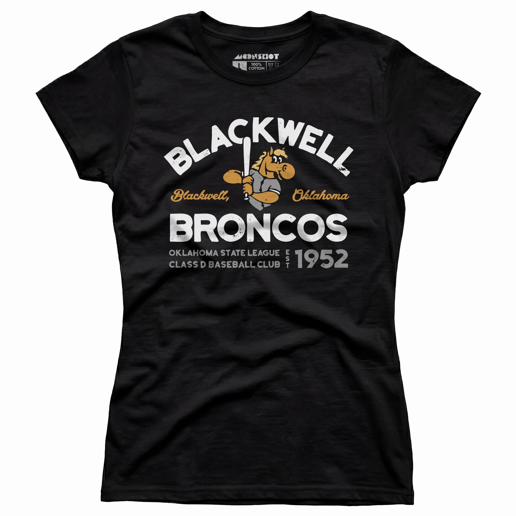 Blackwell Broncos - Oklahoma - Vintage Defunct Baseball Teams - Women's T-Shirt