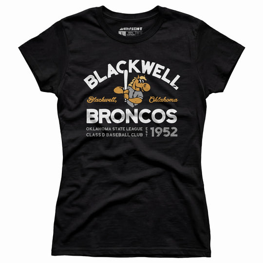 Blackwell Broncos - Oklahoma - Vintage Defunct Baseball Teams - Women's T-Shirt