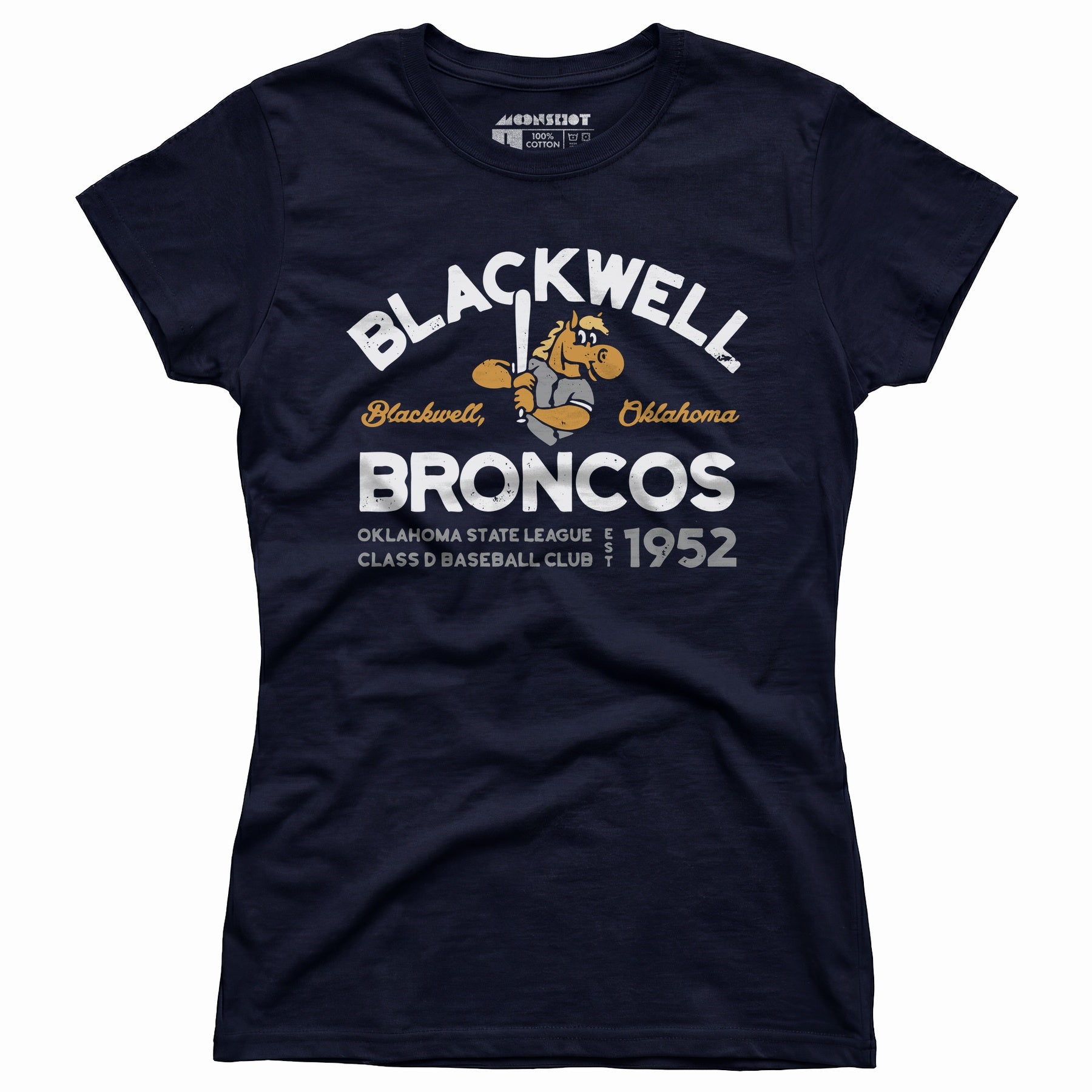 Blackwell Broncos - Oklahoma - Vintage Defunct Baseball Teams - Women's T-Shirt
