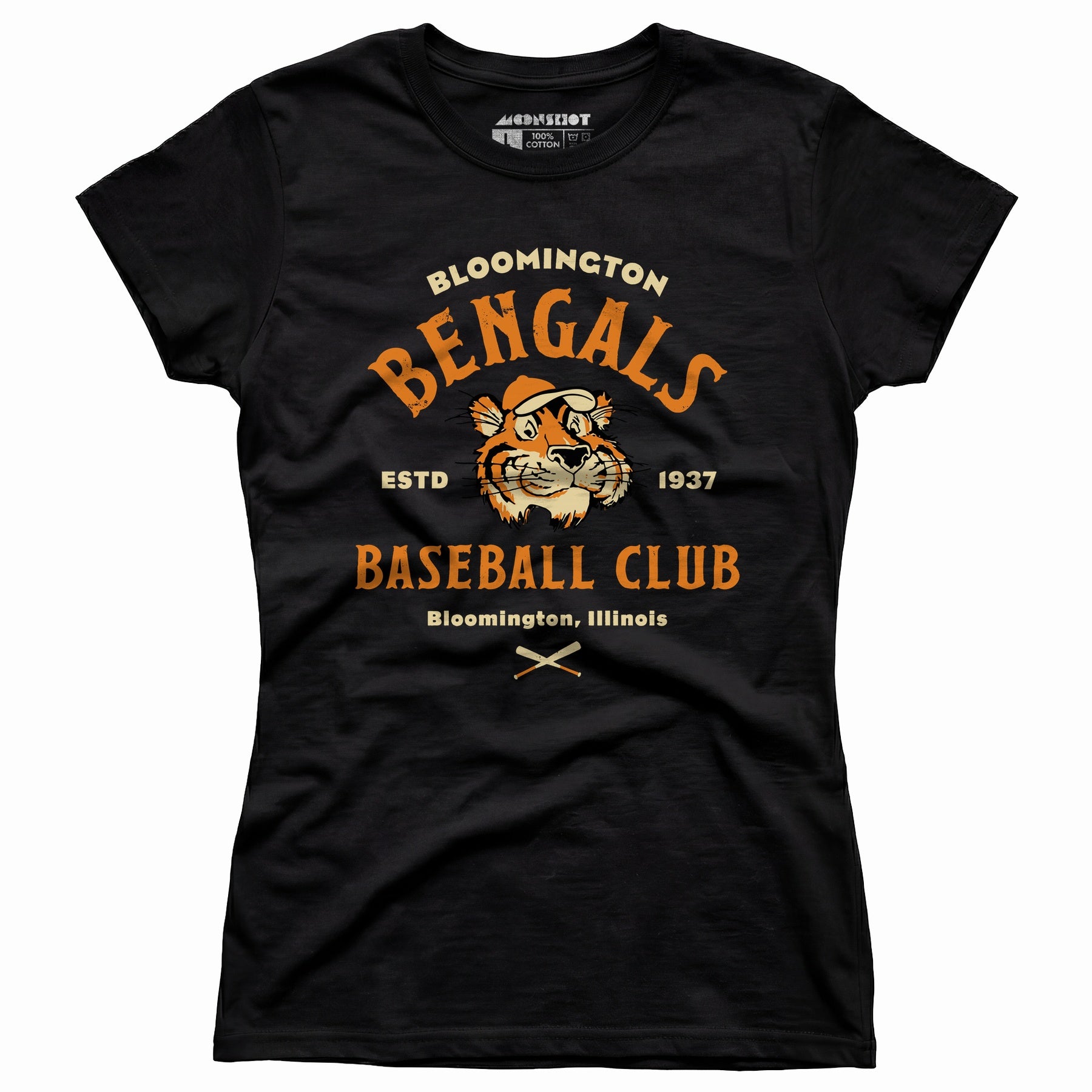 Bloomington Bengals - Illinois - Vintage Defunct Baseball Teams - Women's T-Shirt