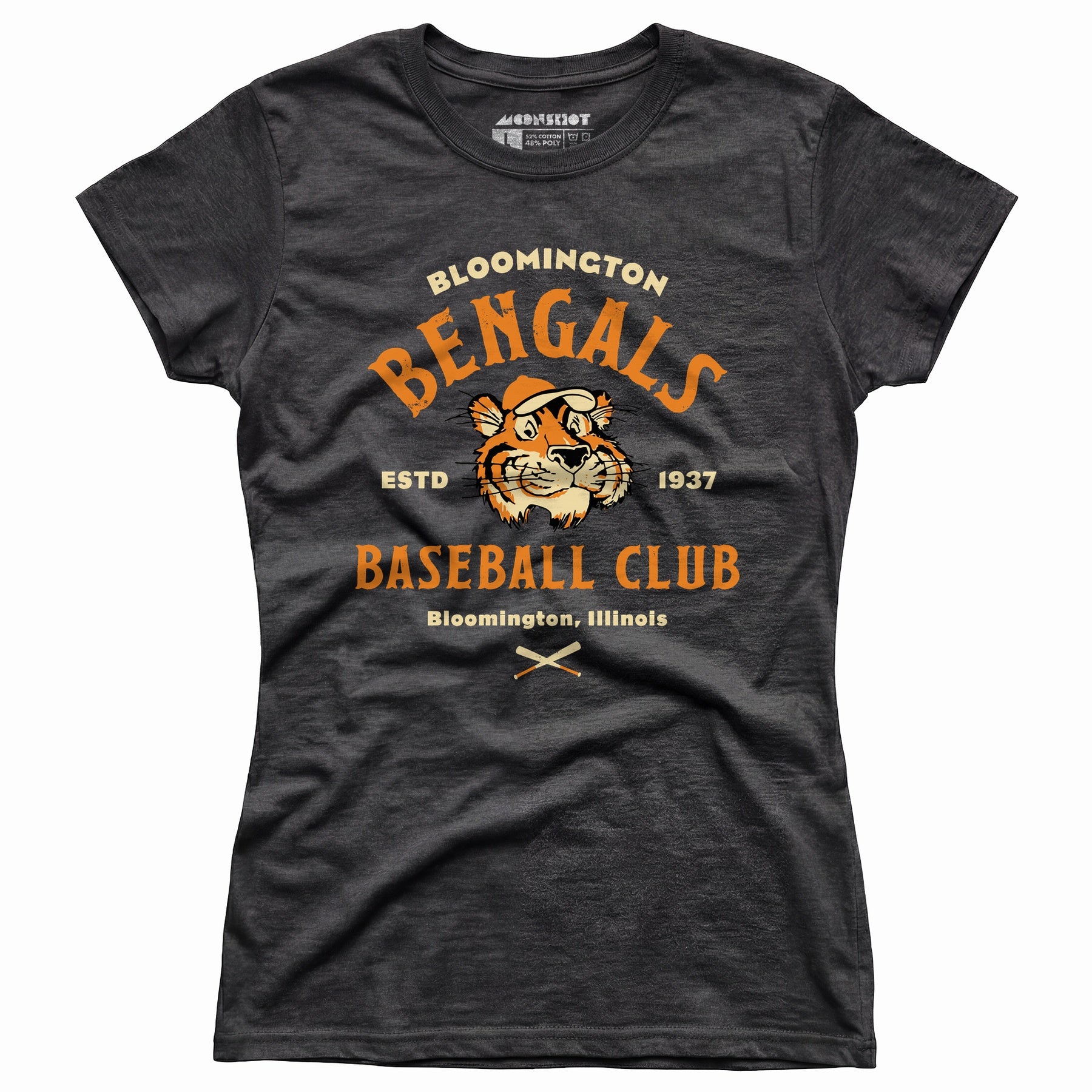 Bloomington Bengals - Illinois - Vintage Defunct Baseball Teams - Women's T-Shirt