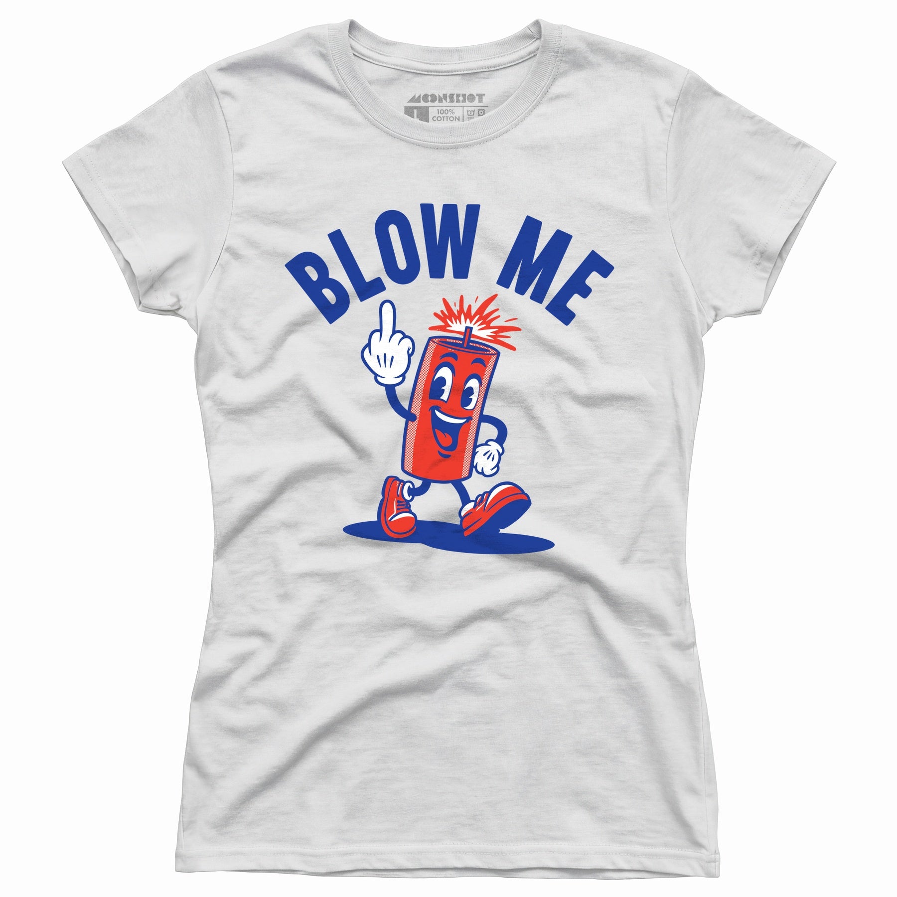 Blow Me - Firework Print - Women's T-Shirt