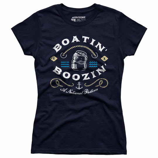 Boatin' & Boozin' - Women's T-Shirt