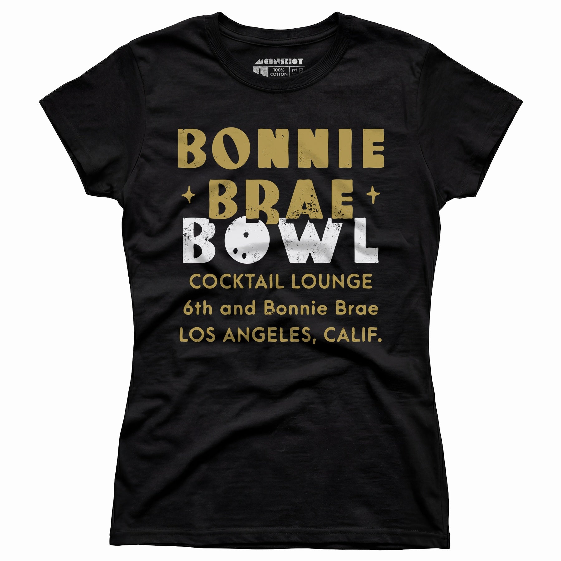 Bonnie Brae Bowl - Los Angeles, CA - Vintage Bowling Alley - Women's T-Shirt