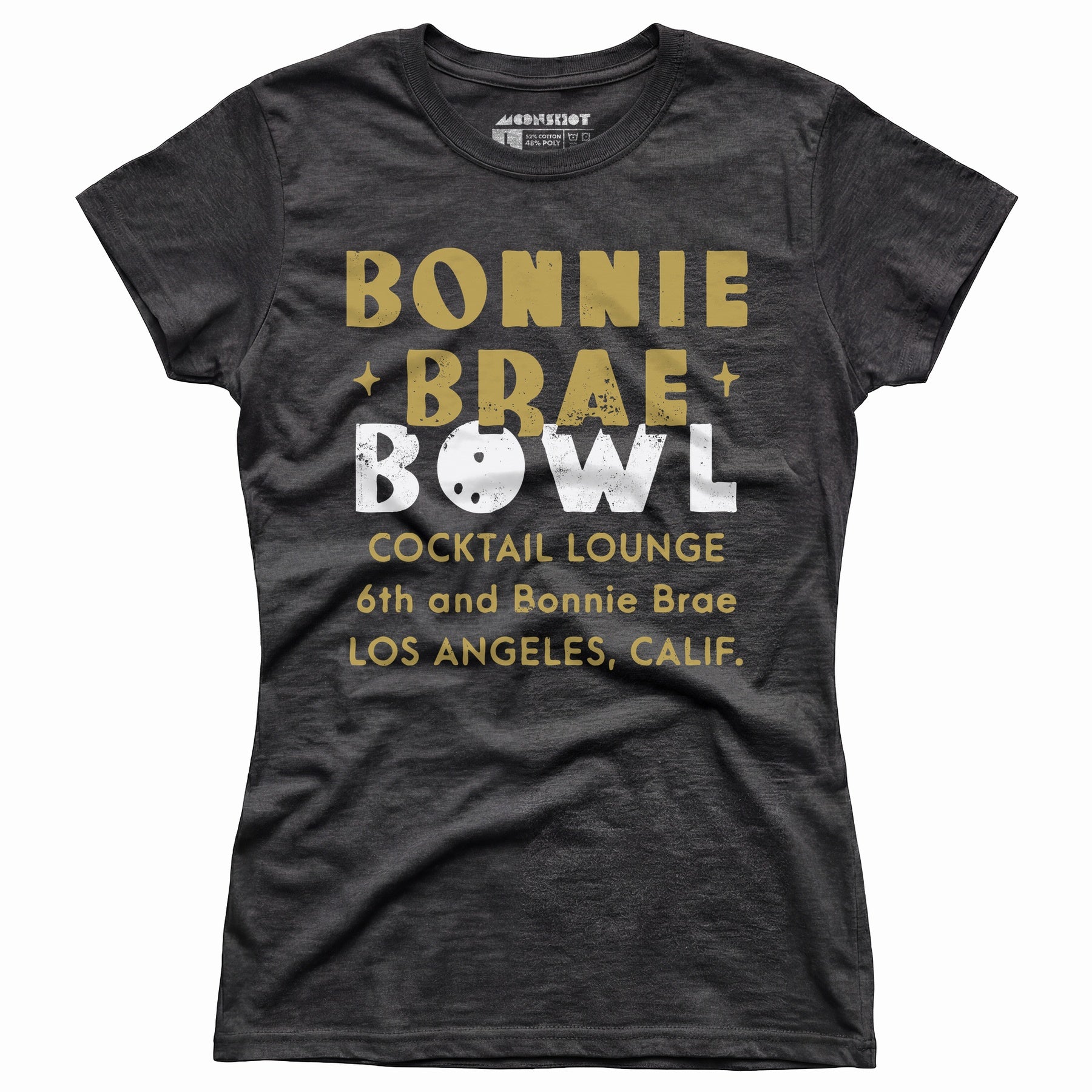 Bonnie Brae Bowl - Los Angeles, CA - Vintage Bowling Alley - Women's T-Shirt